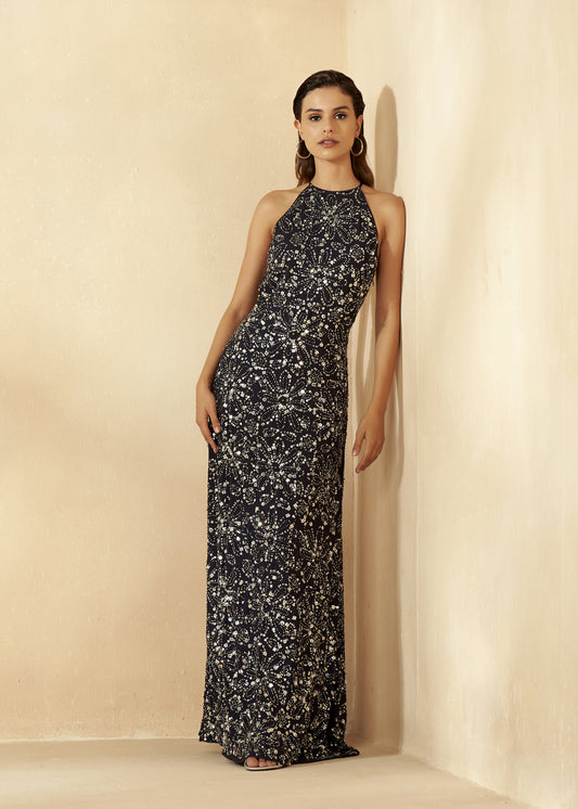 Sequined Maxi Dress