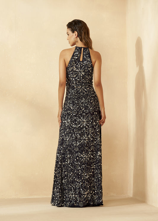 Sequined Maxi Dress