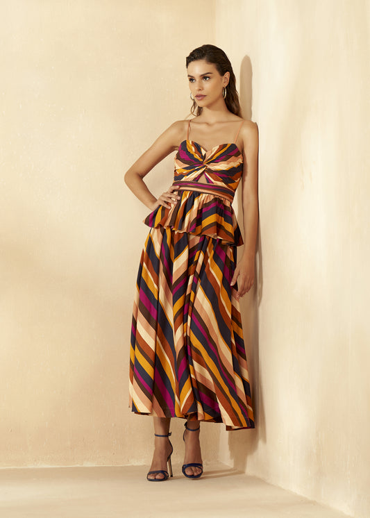 Multi Stripe Dress