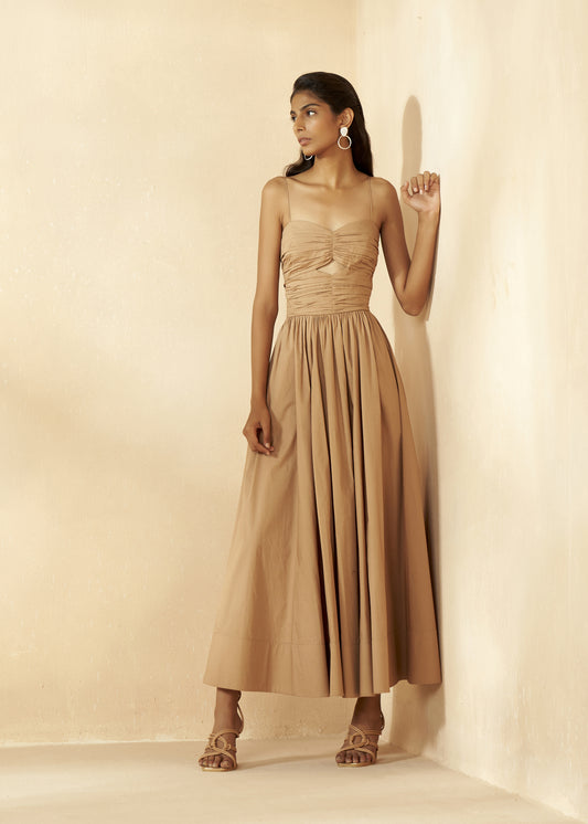 Cut Out Cotton Dress