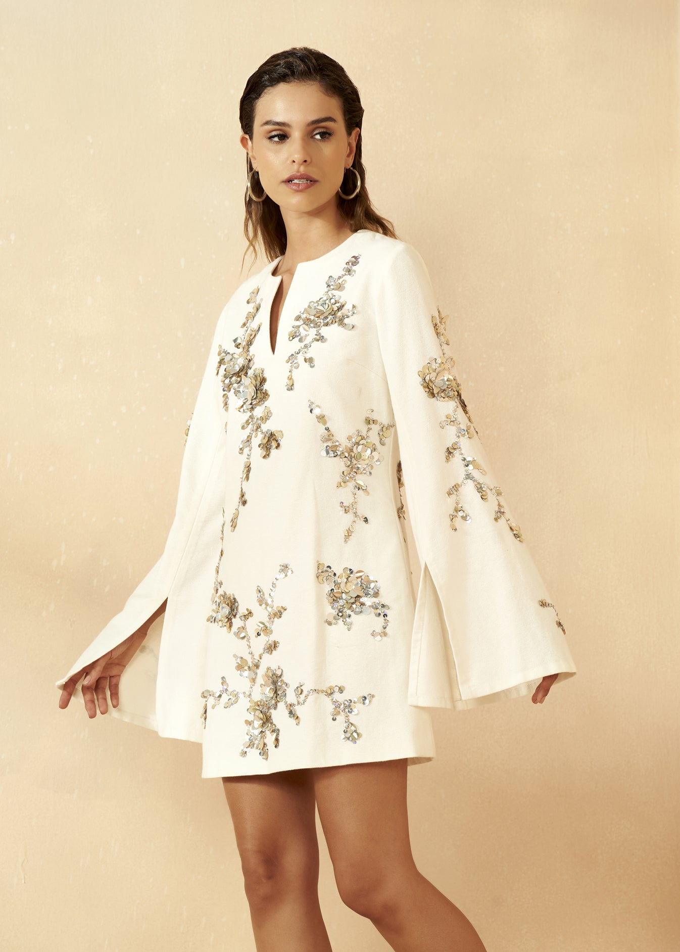 Sequined Mini Dress