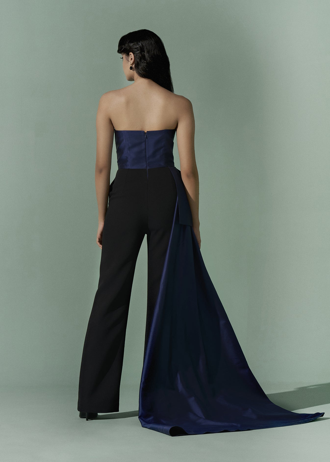 Strapless Side bow jumpsuit