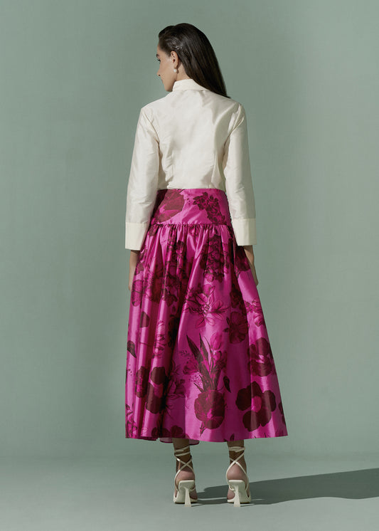 Midi skirt with Bow detailing