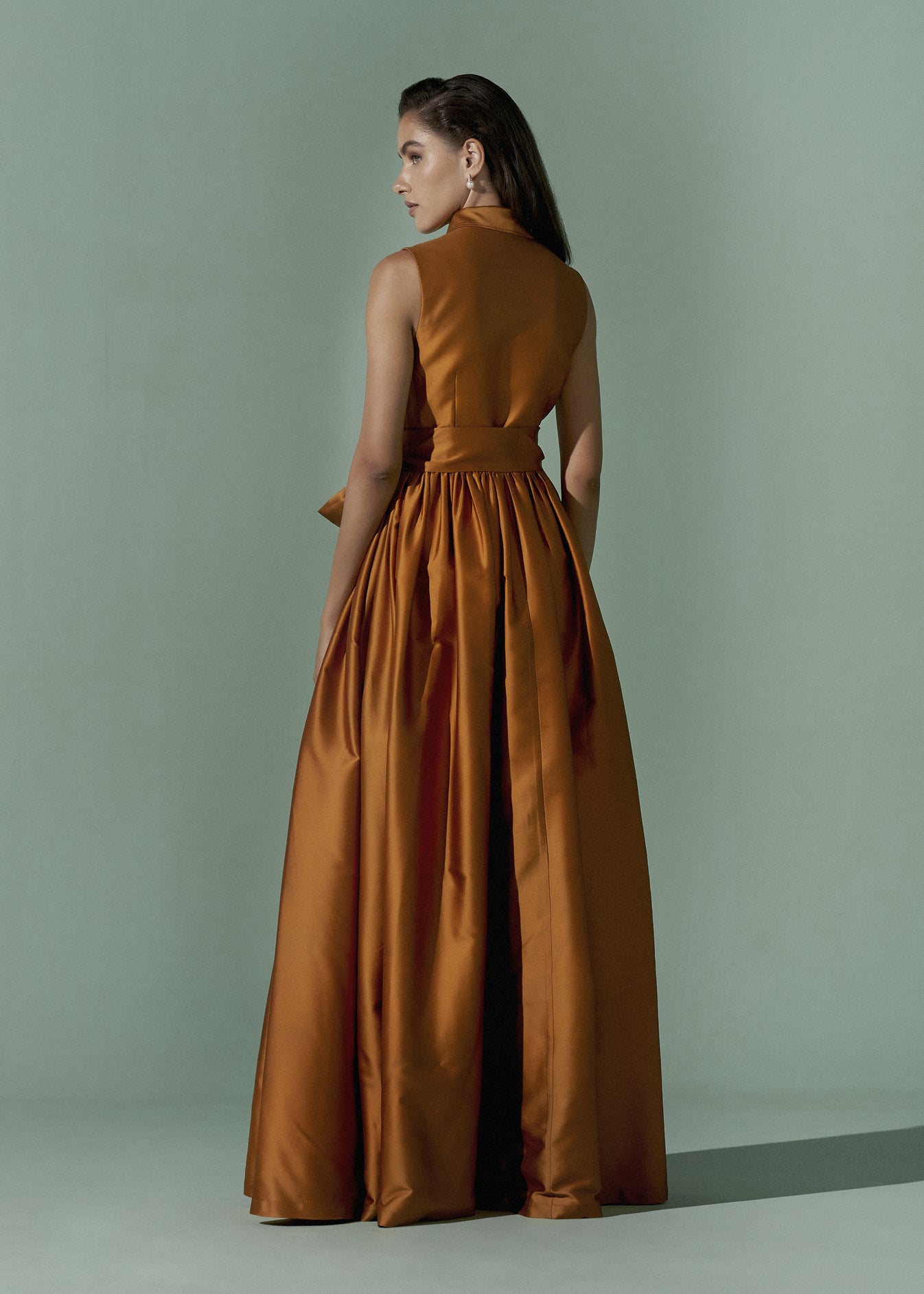 Sleeveless Shirt Dress