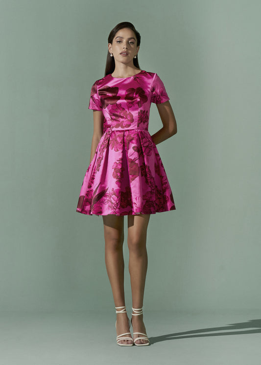 Printed Mini Dress