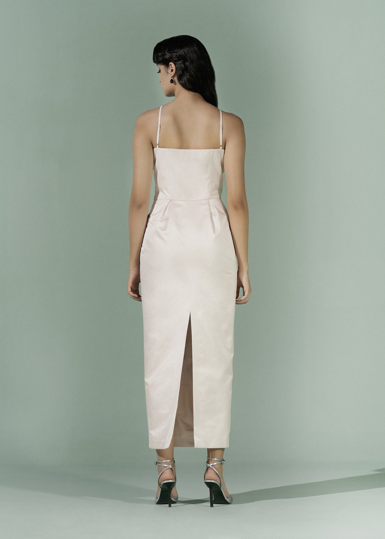 Strapless Midi dress with Bow - SALE