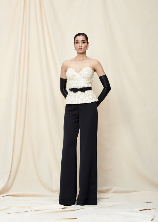 Pearl Encrusted Bustier