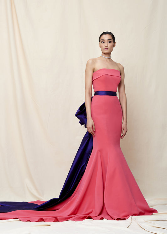 Strapless Trail Gown