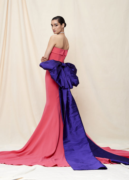 Strapless Trail Gown