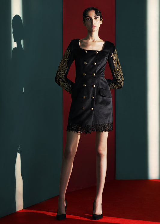 Mini Velvet Dress