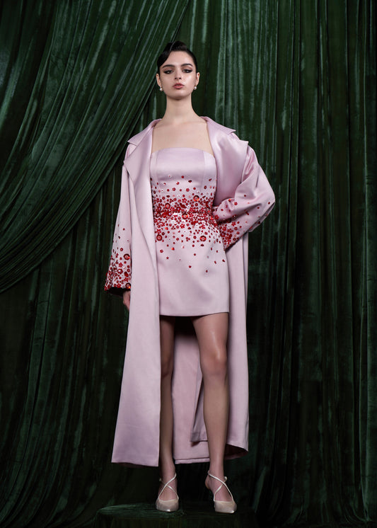 Embellished Long Coat