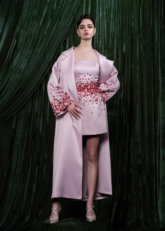 Embellished Long Coat