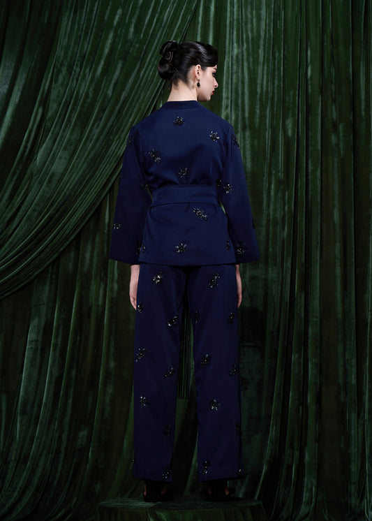 Embellished Wrap Jacket