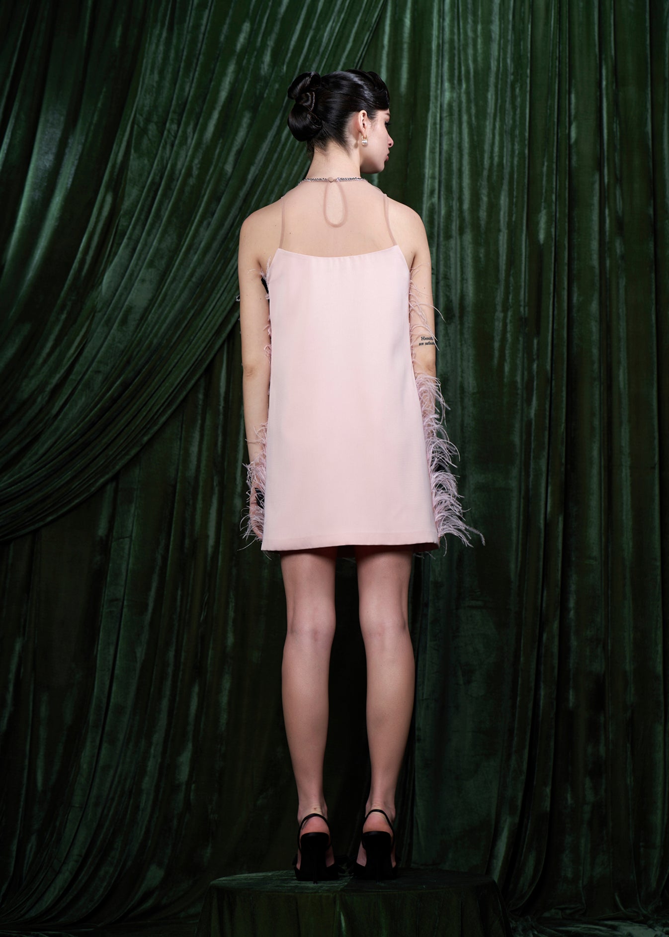 Embellished Mini Dress