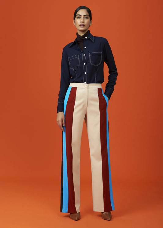 Multi Colored Panel Pant