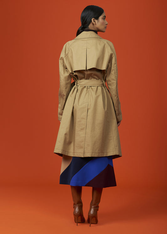 Breasted Trench Coat