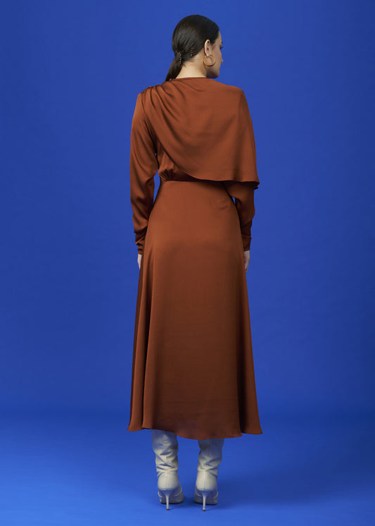 Brown Midi Gown