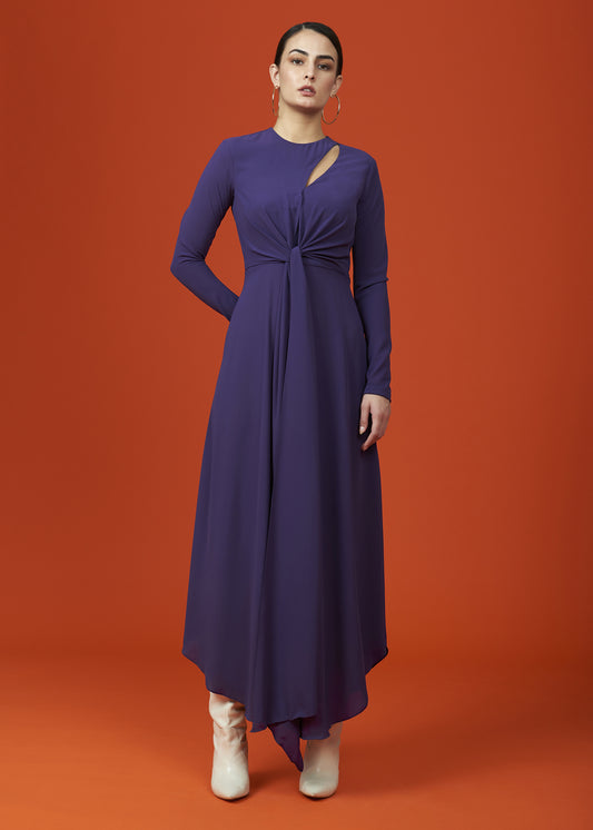 Asymmetric Wrap Dress