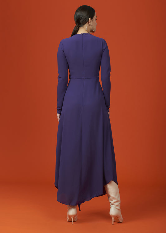 Asymmetric Wrap Dress