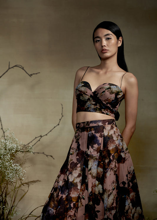 Printed Bustier