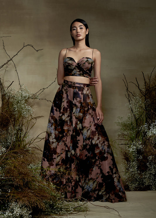 Printed Bustier