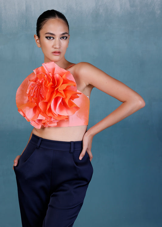 Floral Corsage Top