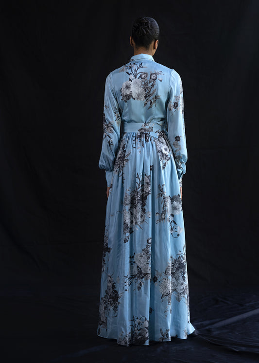 Printed Shirt Dress