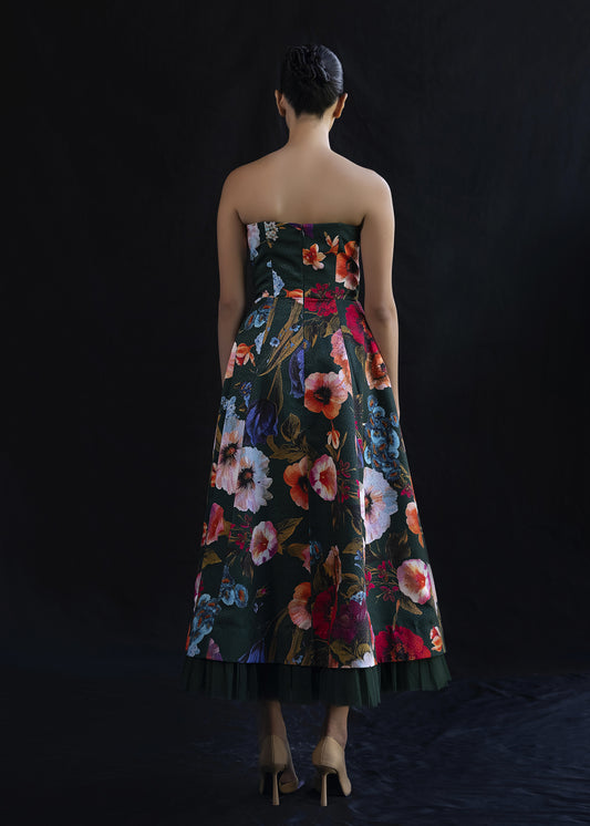 Printed Midi Dress