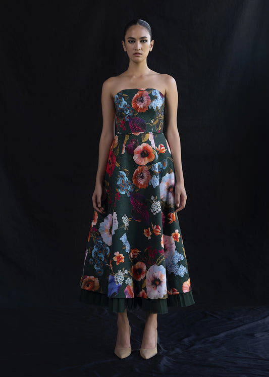Printed Midi Dress