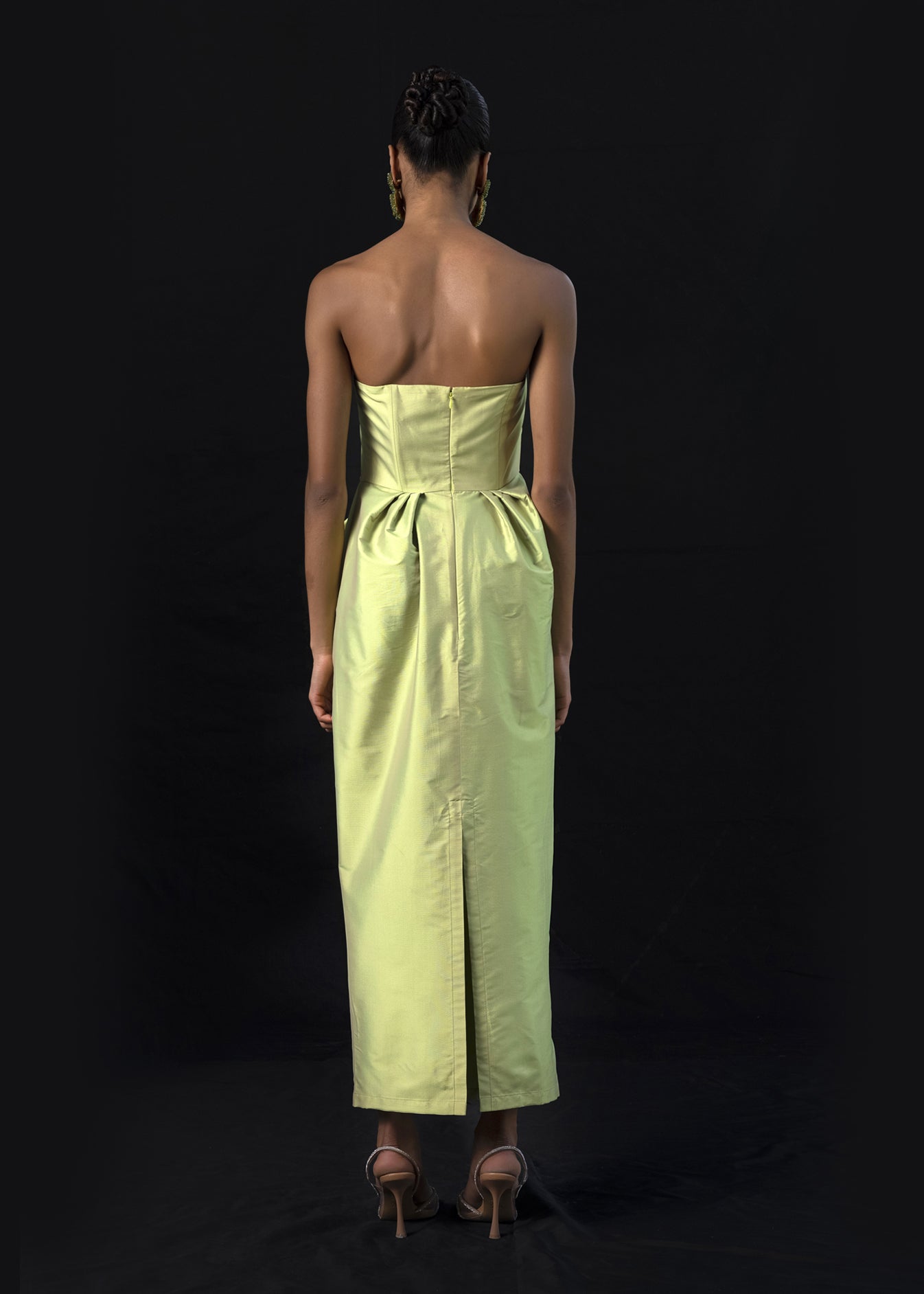 Midi Dress With Bow Detailing