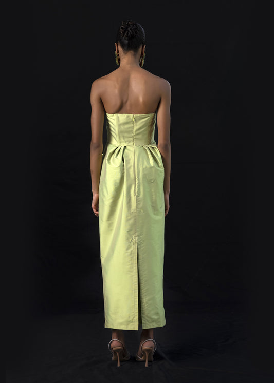 Midi Dress With Bow Detailing