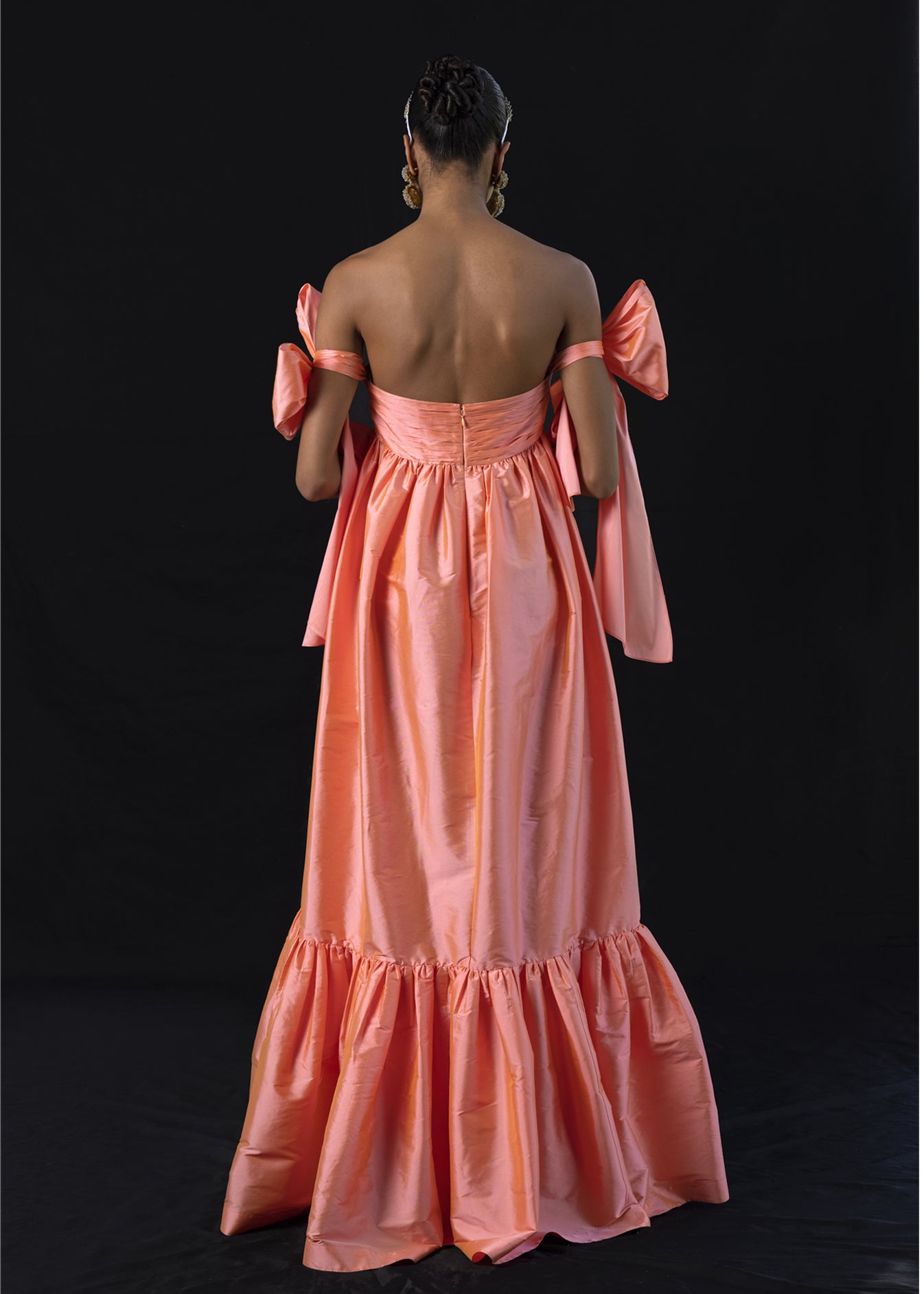 Maxi Dress With Bow Tie-up