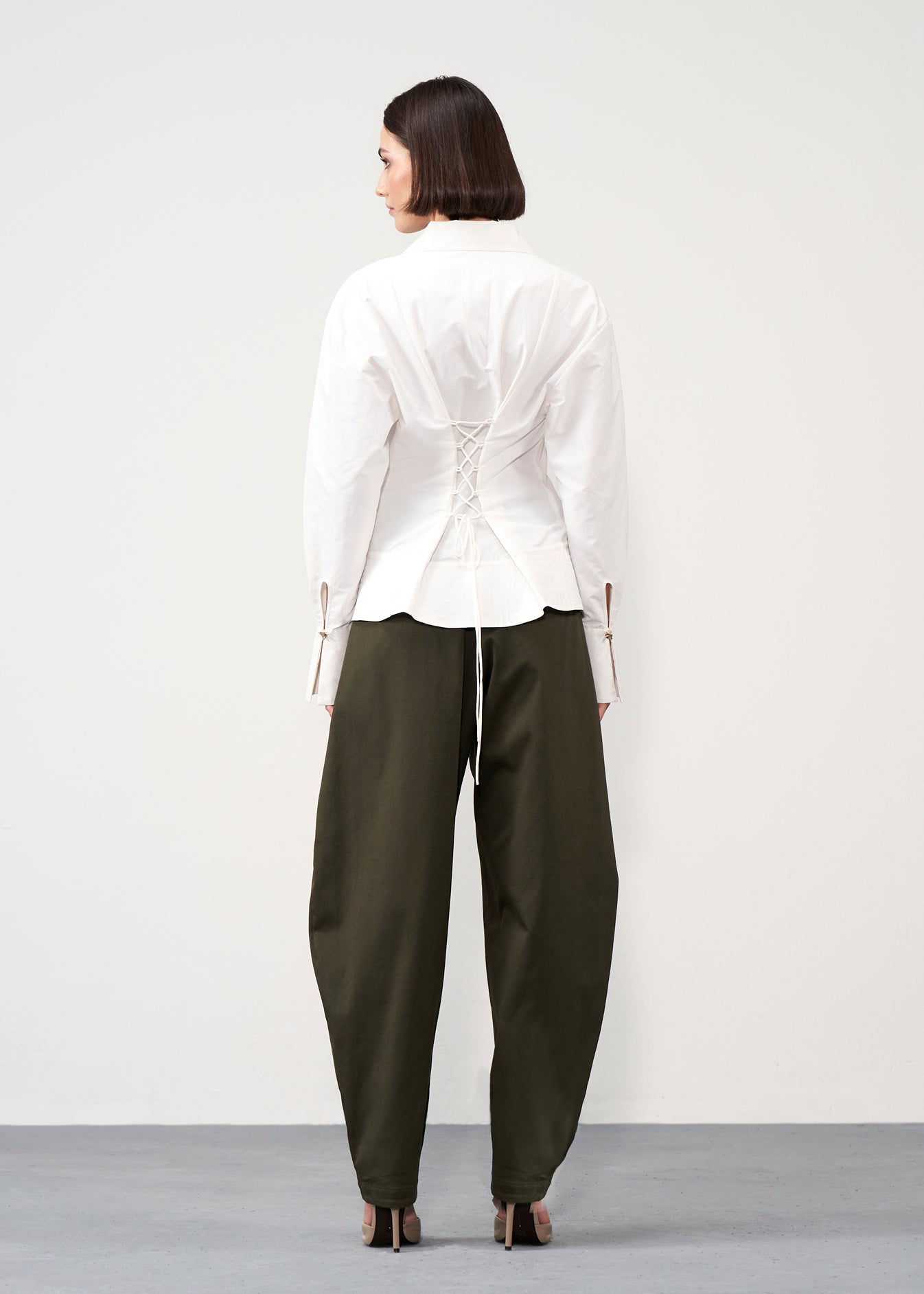 Fitted Peplum Shirt
