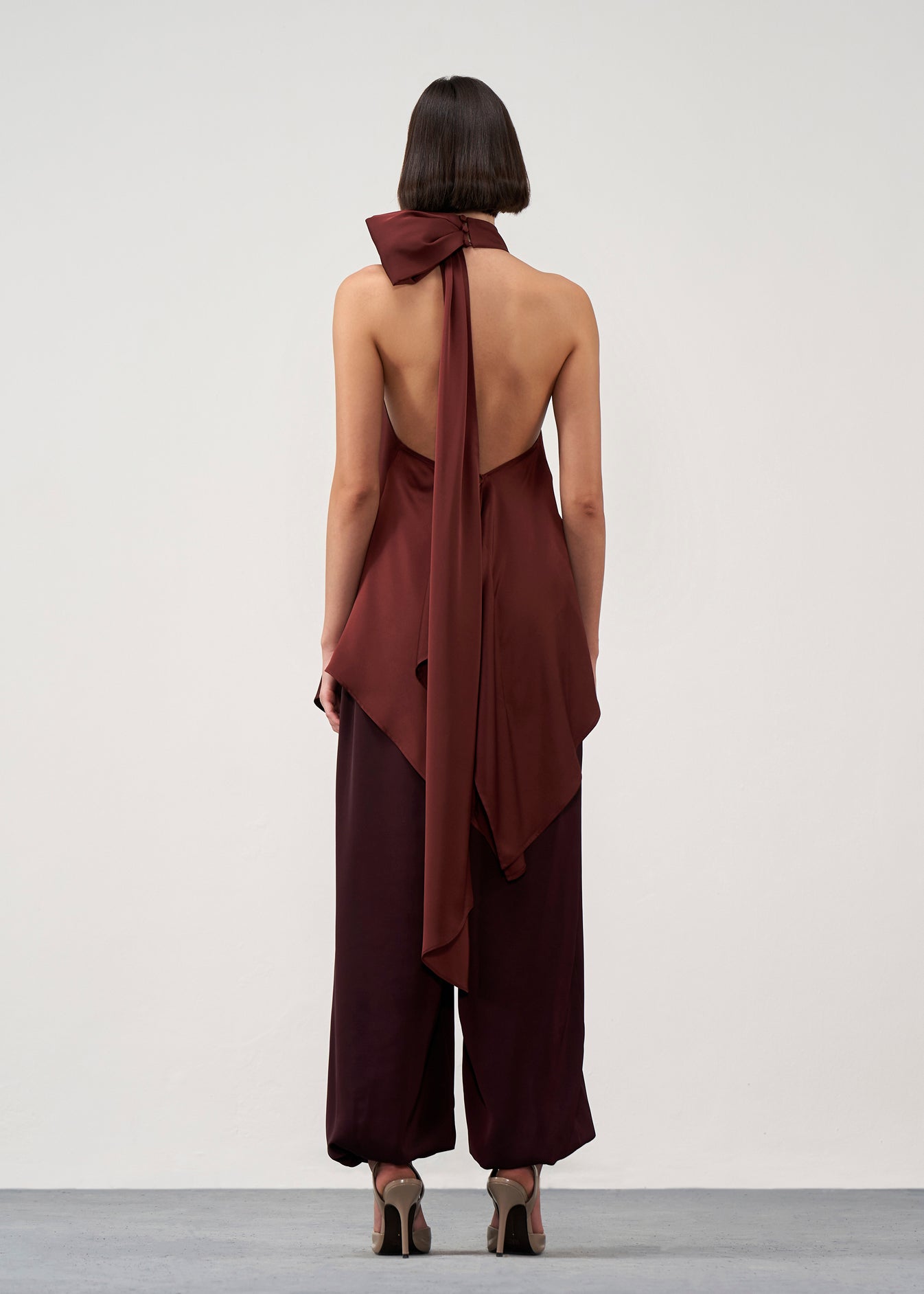 Asymmetric Halter Tunic