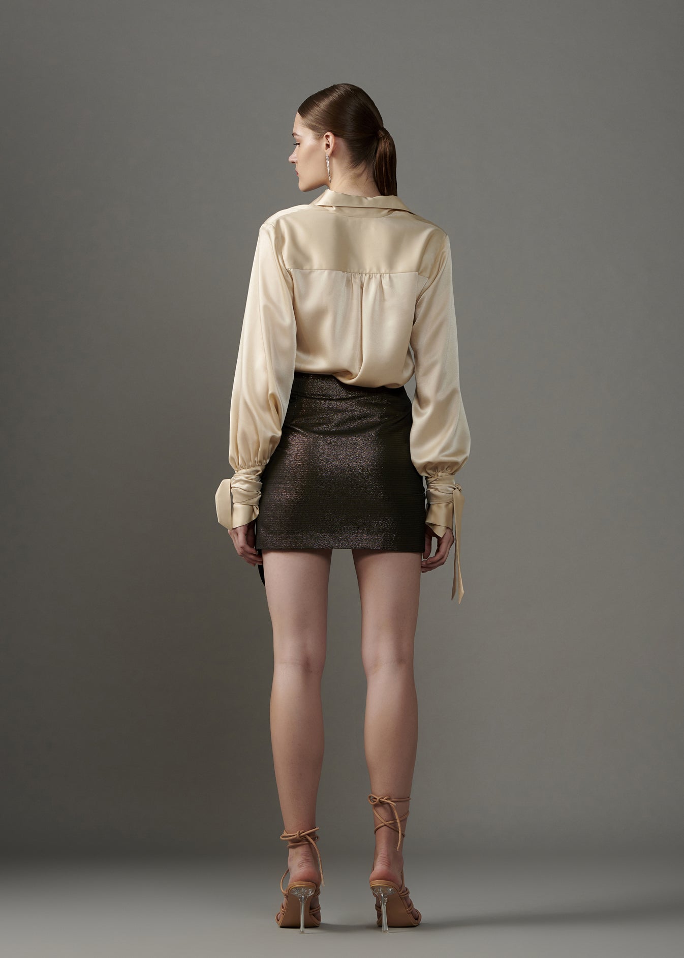 Lurex Mini Skirt