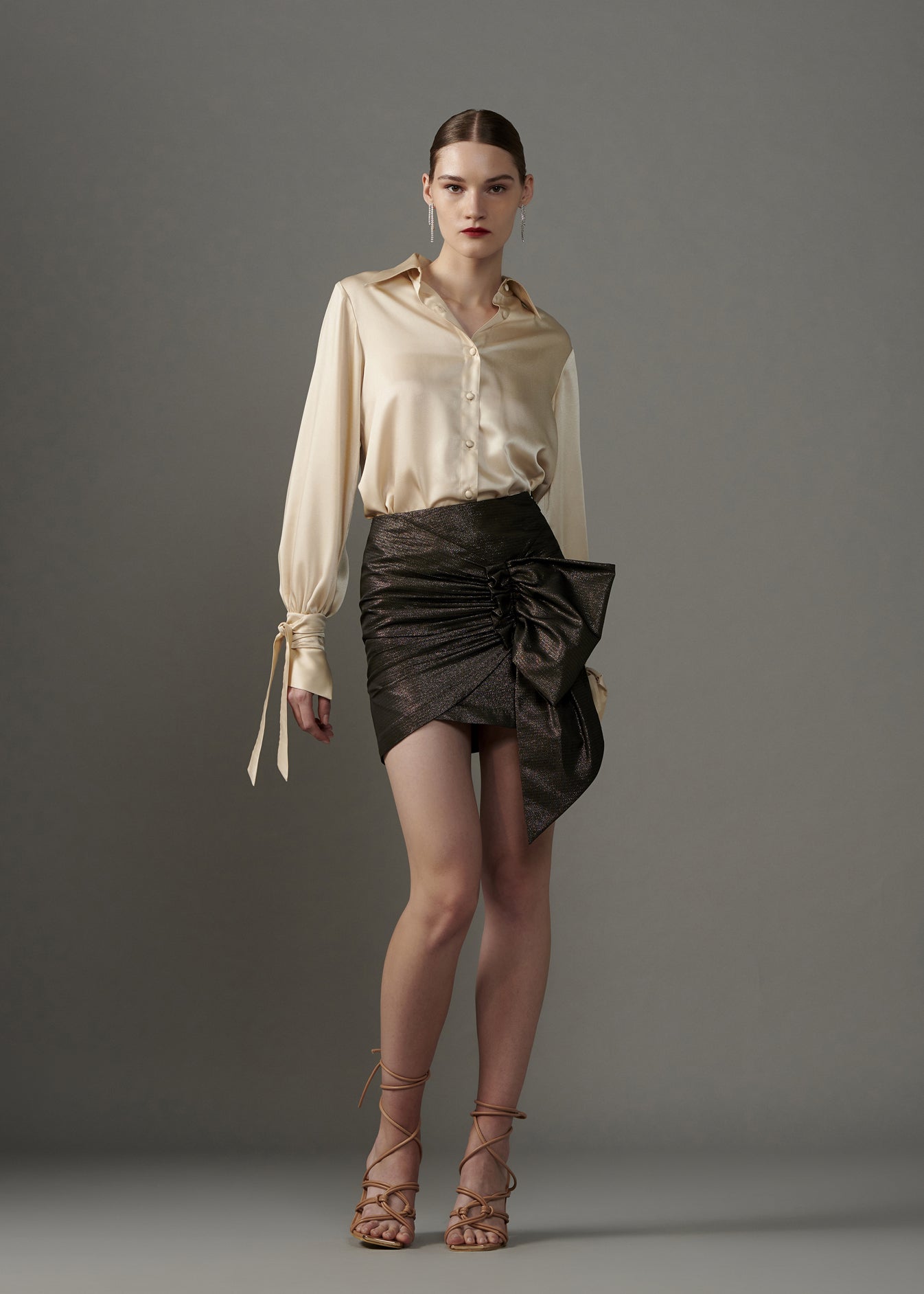 Lurex Mini Skirt