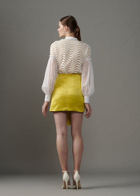 Mini Skirt With Sash