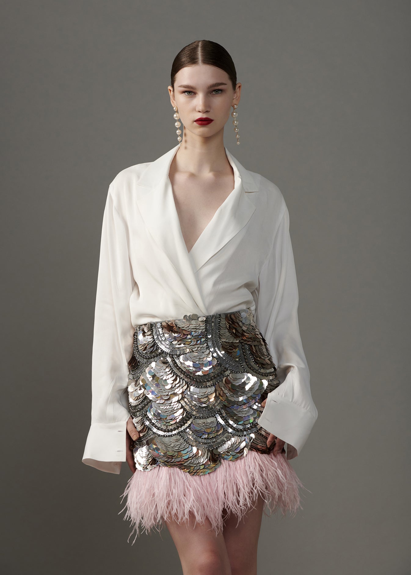 Blouse With Jacket Colour