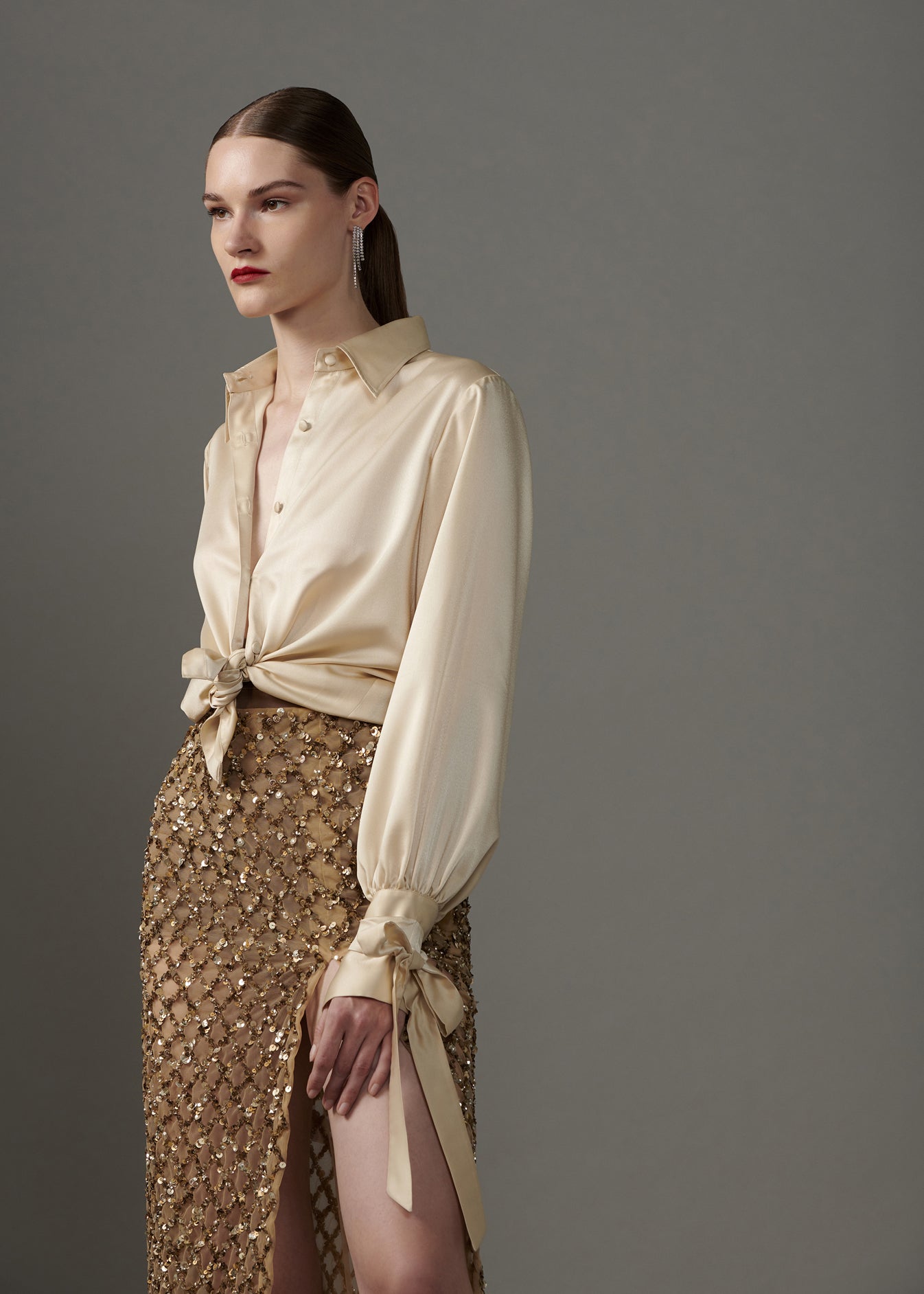 Beaded Pencil Skirt with Top - Full Set - SALE