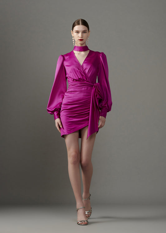 Satin Mini Dress