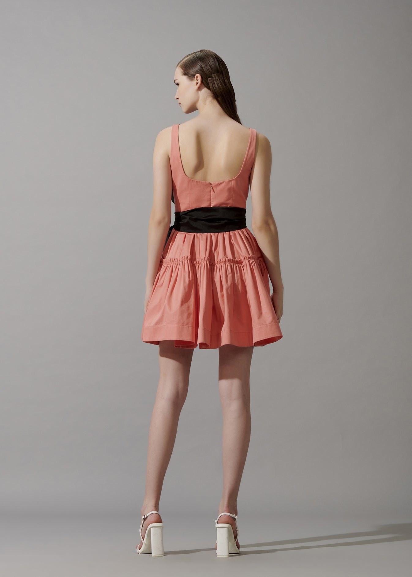 Mini Dress With Sash