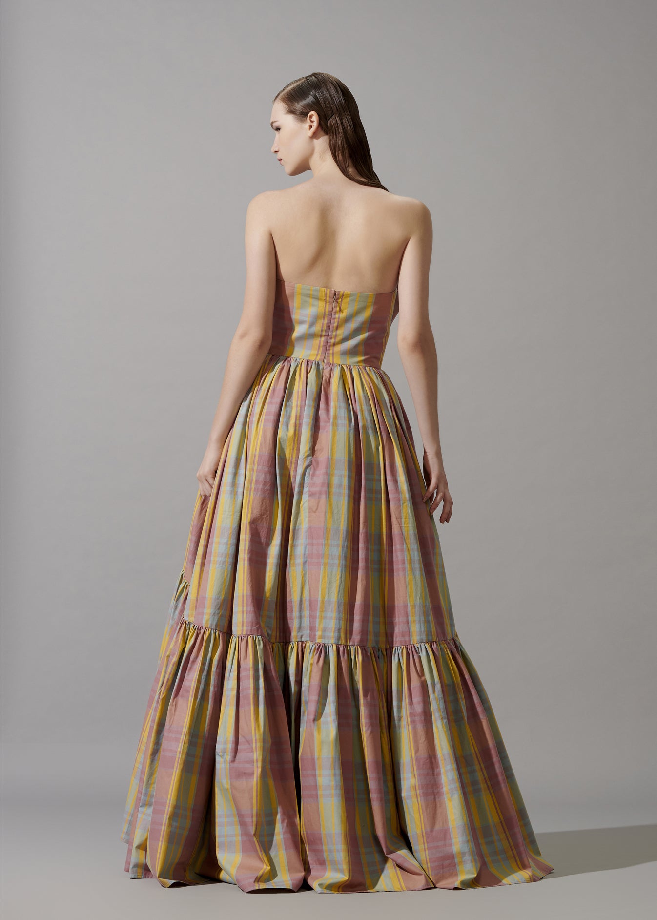 Stapless Maxi Dress With Bow