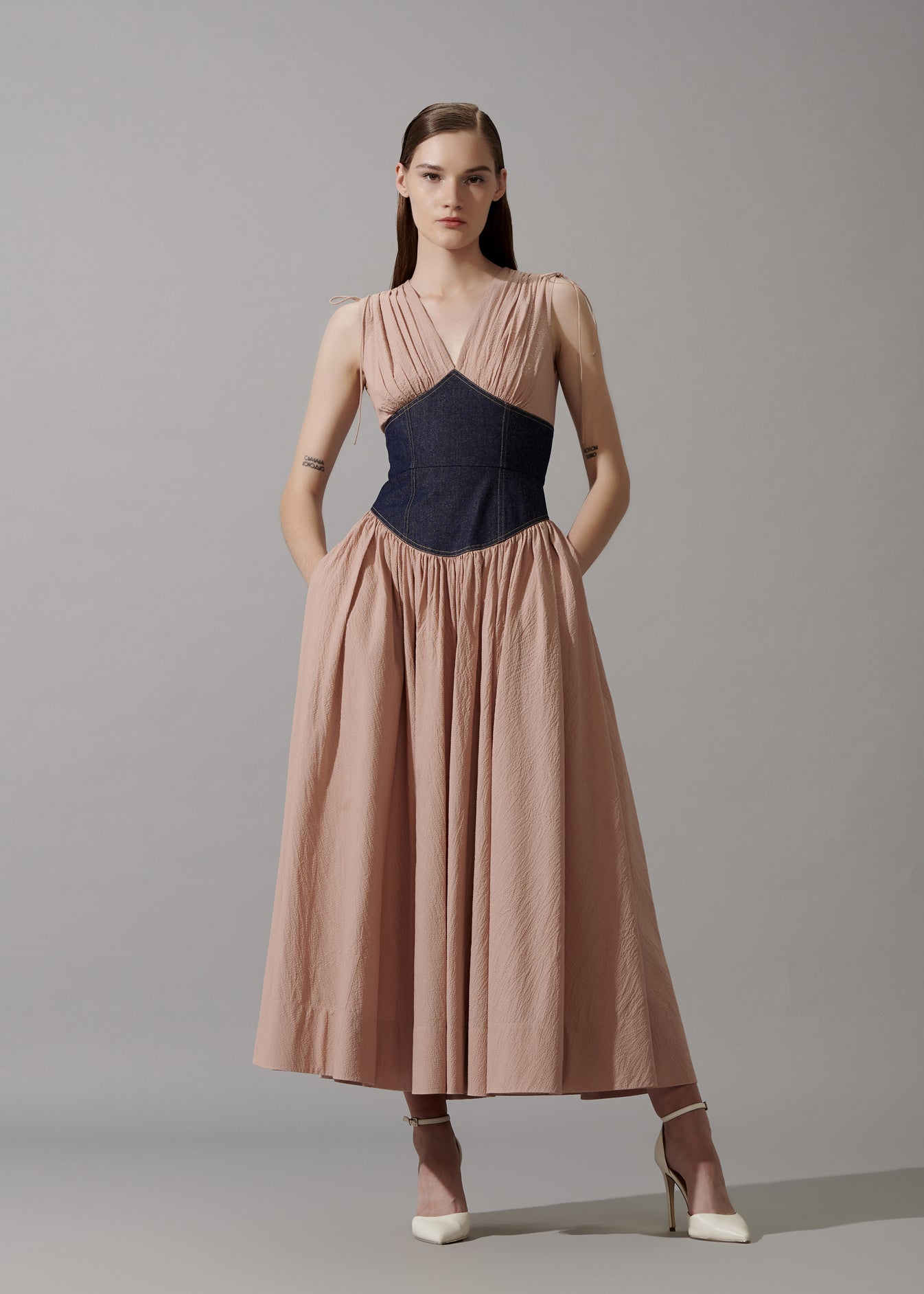 atsu corset dress Alejandra Alonso Rojas Sculpted Corset Dress 0