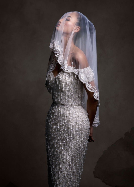 Crystal Cascade Gown