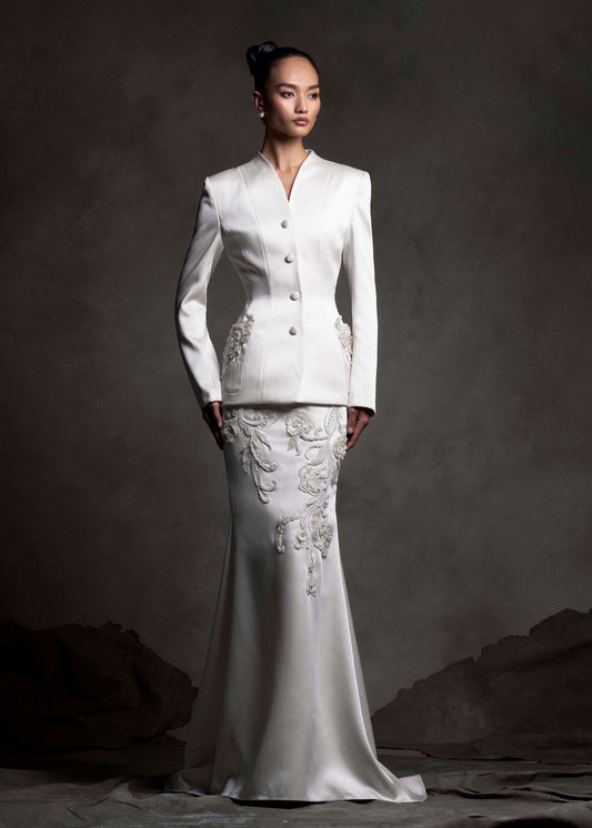 Ivory Regal Jacket Set