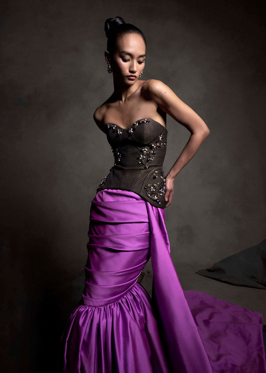 Orchid Corset Set