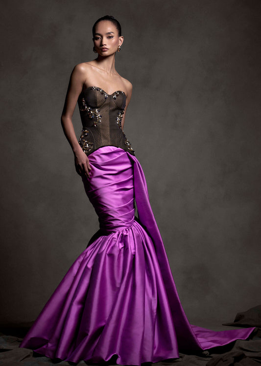 Orchid Corset Set