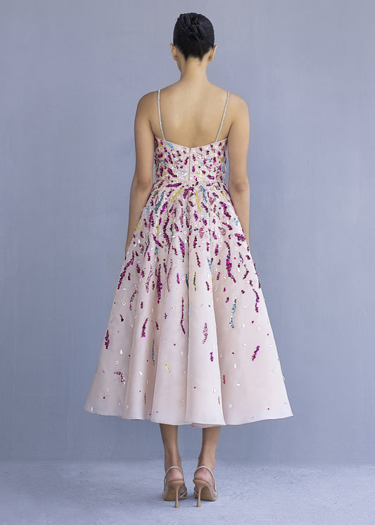 Organza Beaded Dress