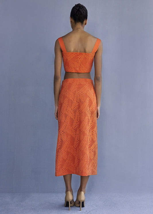 Midi Lace Skirt