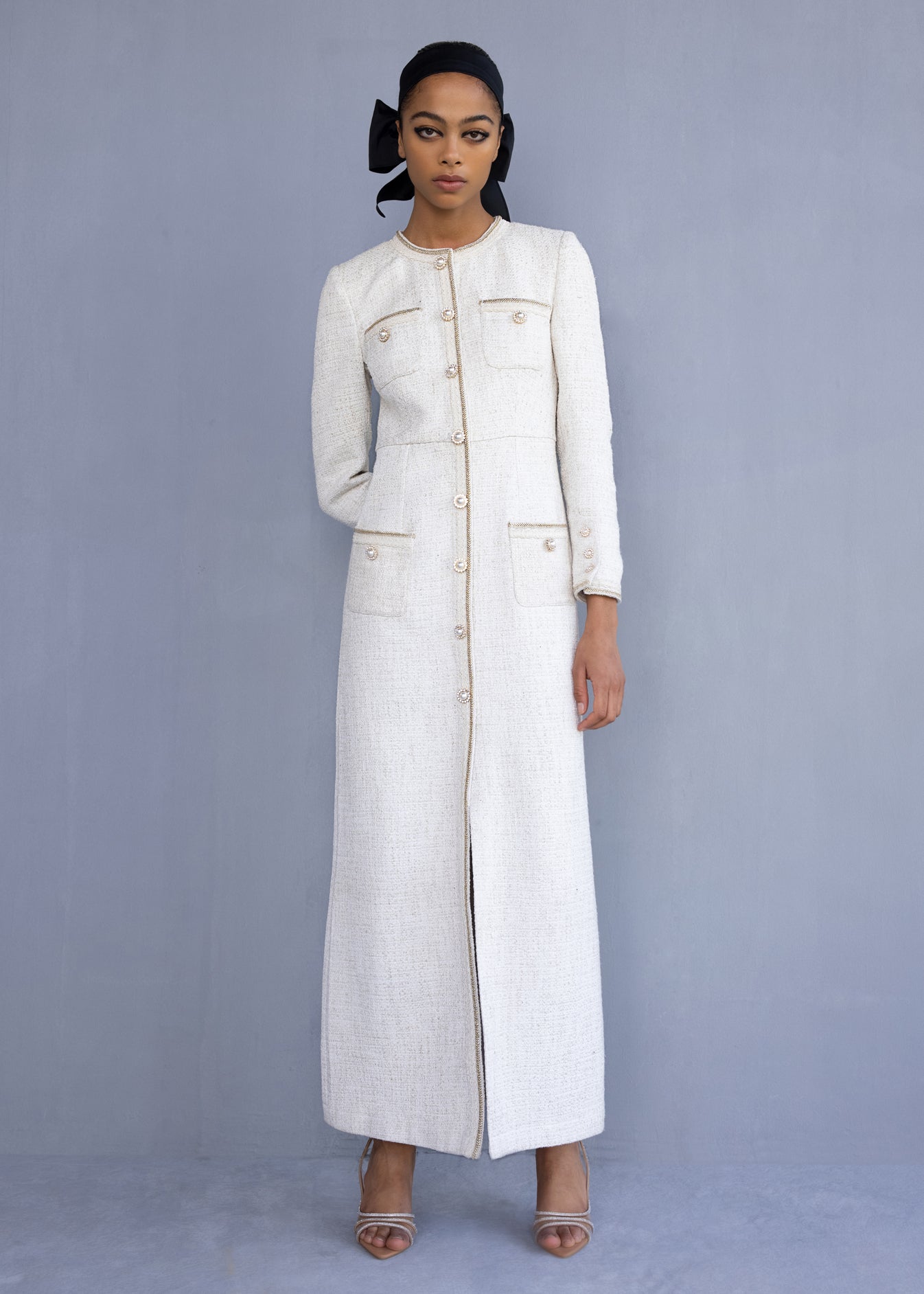 Round Neck Jacket Dress